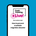 How to prevent a website disaster